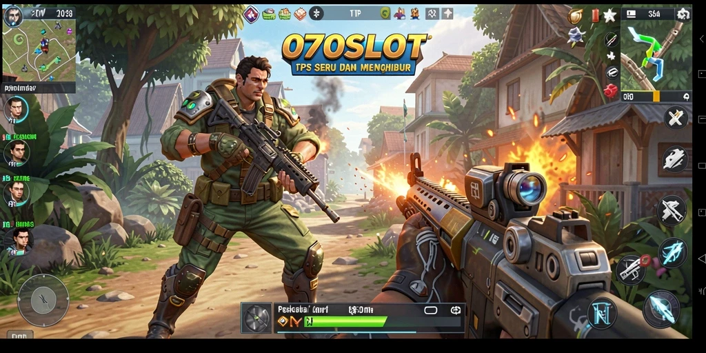 Tampilan gameplay seru dalam 070SLOT yang penuh aksi TPS.