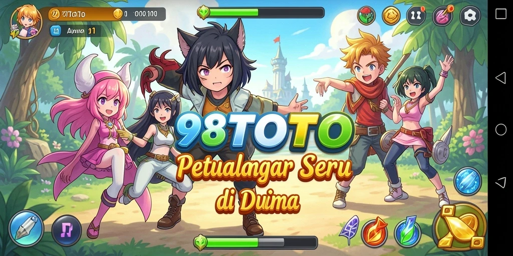 Tampilan screenshot gameplay <strong>98TOTO</strong> yang menampilkan aksi seru di dunia Anime.