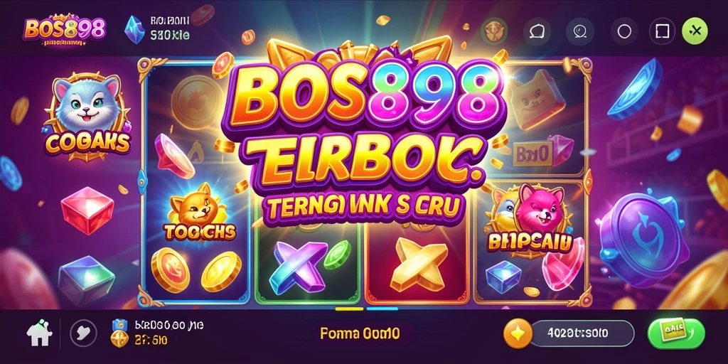 Tampilan menarik dari gameplay BOS898 di slot yang penuh warna.