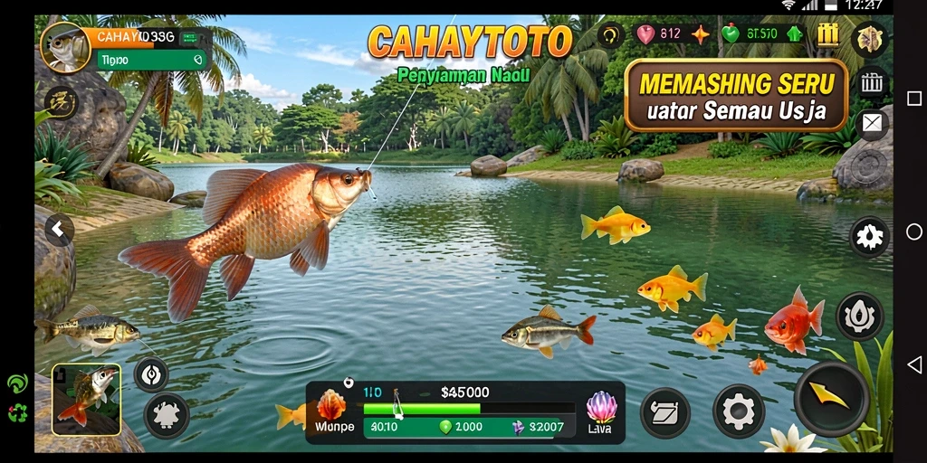Tangkapan ikan yang memukau dalam CAHAYATOTO.