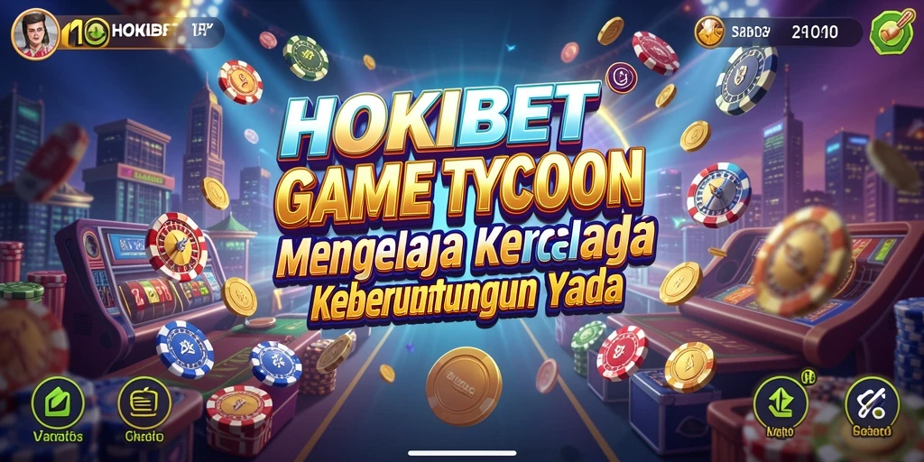 Tampilan gameplay HOKIBET dengan manajemen bisnis yang strategis.