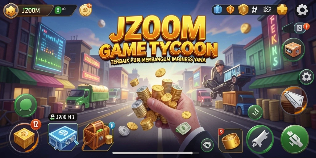 Tampilan menarik dari gameplay Tycoon J200M.