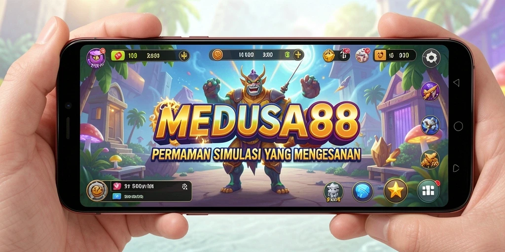 Tampilan gameplay <strong>MEDUSA88</strong> yang menakjubkan dan interaktif.
