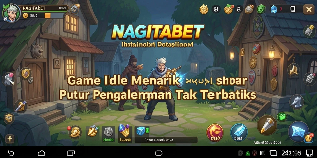 Tampilan gameplay menarik dari NAGITABET dengan elemen idle yang menyenangkan.
