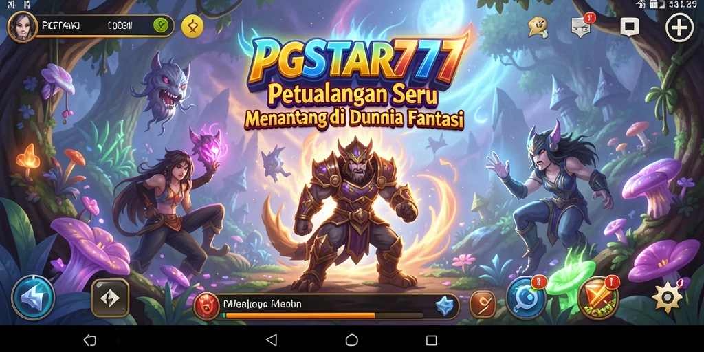 Tampilan gameplay PGSTAR777 yang penuh petualangan seru dan grafis menawan.