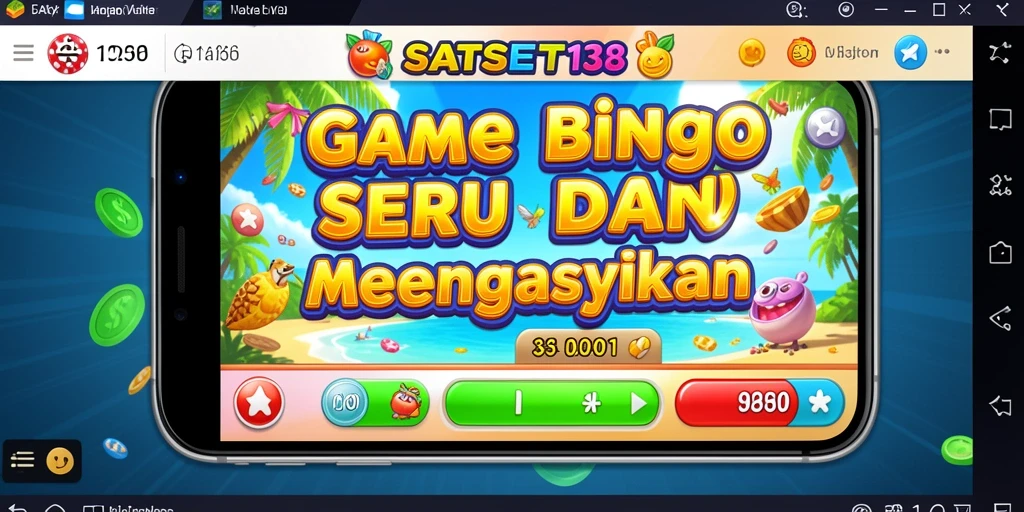 Tampilan gameplay seru dalam SATSET138 yang menampilkan aksi Bingo.