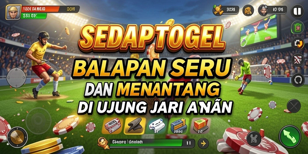 Gameplay balapan yang seru dan mendebarkan di SEDAPTOGEL.