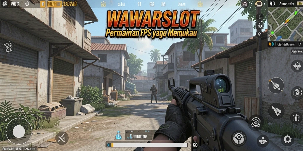Gameplay seru dalam aksi FPS WAWARSLOT yang menegangkan.